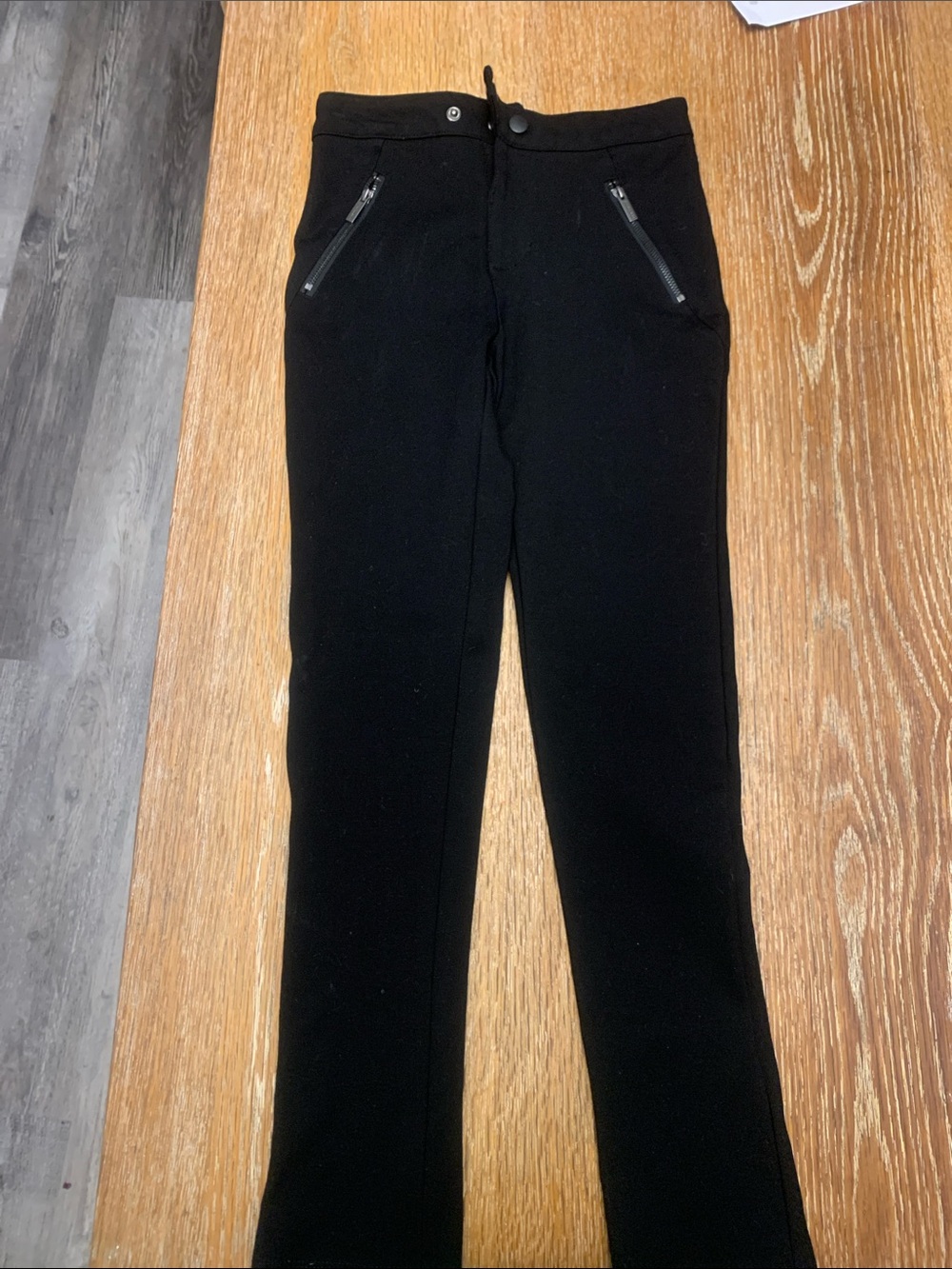 New no tags Habitual girls Black Ponte knit pants